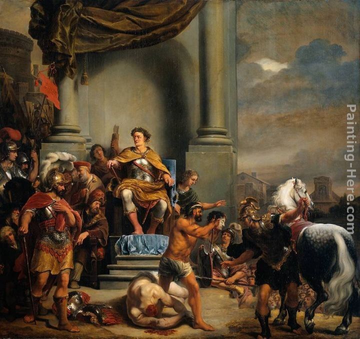 Ferdinand Bol Consul Titus Manlius Torquatus Beheading His Son